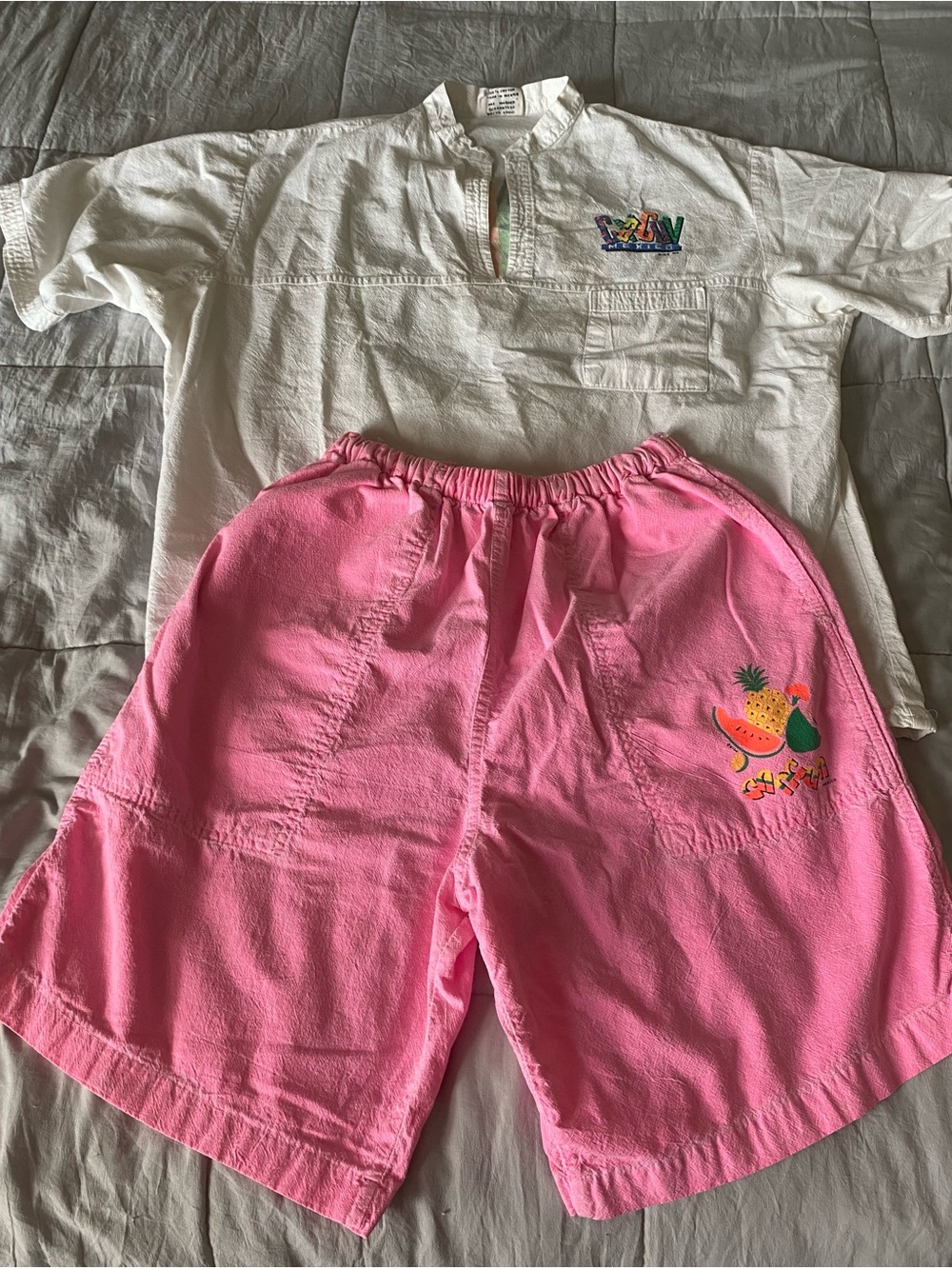 Women’s Pink Elastic-Waist Casual Shorts